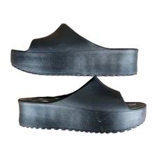 Baretraps Parvati Wedge Sandals Slip On Platform Women's Size 9/10 Black