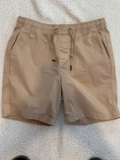 Men's Khaki Gap Shorts Drawstring Pull-On Elastic Waistband Size Medium