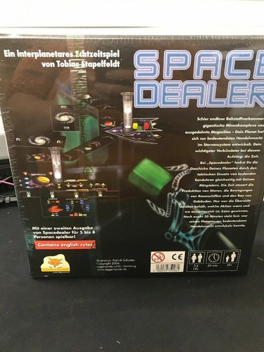 Space Dealer German Board Game NIB Sealed English Rules I37 - Picture 4 of 5