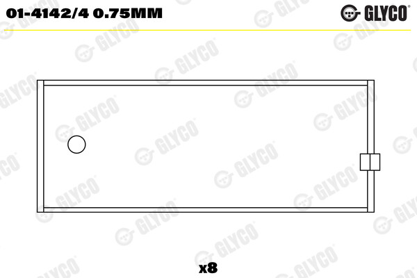 Glyco Pleuellager FüR Ford Sierra SchräGheck GBC 1.6 2.0 GBG 2.0I Cat-image
