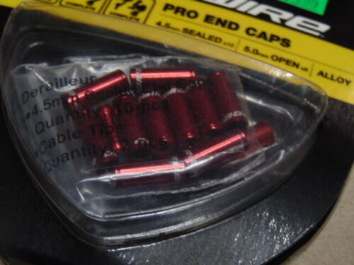 Jagwire Embout Embout Hop-Up Kit 4,5mm Shift et 5mm Frein (Rouge) - Photo 2 sur 3
