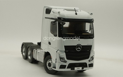 1/24 Scale Mercedes Benz Actros Truck Tractor White Diecast Toy Collection NIB