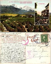 Loma Linda CA Sanitarium Viewpoint Postcard Used (39572)