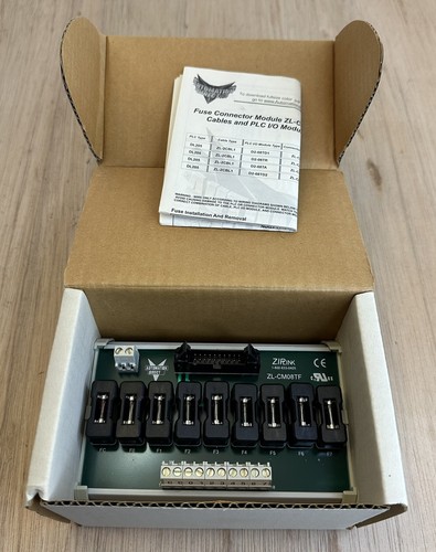 AUTOMATION DIRECT ZIPLINK ZL-CM08TF 8 POINT I/O FUSED CONNECTOR MODULE 20 PIN - Picture 3 of 15