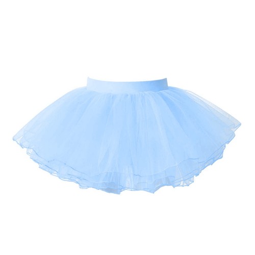 Kids Girls Tulle Layered Ballet Dance Tutu Skirt Elastic Waist Mesh Party Skirts - Picture 69 of 79