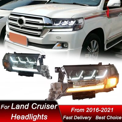 For Land Cruiser 2016-2020 LED Headlight Modification Upgrade Start-Up Animation