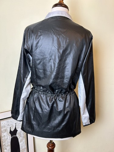 Yonex Jacket Women Size L Windbreaker Black White Pockets NWT - 第 3/14 張圖片