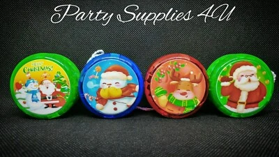 Christmas Light Up Yo Yo's Santa/Rudolph/Snowman/Present/Stocking Filler/Toy