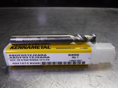 Kennametal 5/16'' Carbide Endmill 2FL for Aluminum ABDF0312J2ARA K600 (LOC2770A)