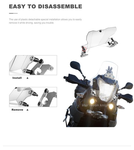XT 660 Z Acryl Scheinwerferschutz für Yamaha XT660Z Tenere Scheinwerferschutz - Bild 9 von 16