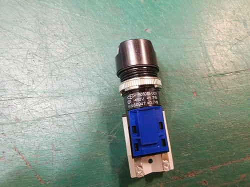 505015-000 Push Button Switch White Illuminated Momentary SPST Panel Mount - Picture 4 of 6