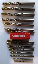 Image of Dormer A002 HSS TIN Coated Jobber High Speed Drill Bit Metric 1mm 13mm FastP&P