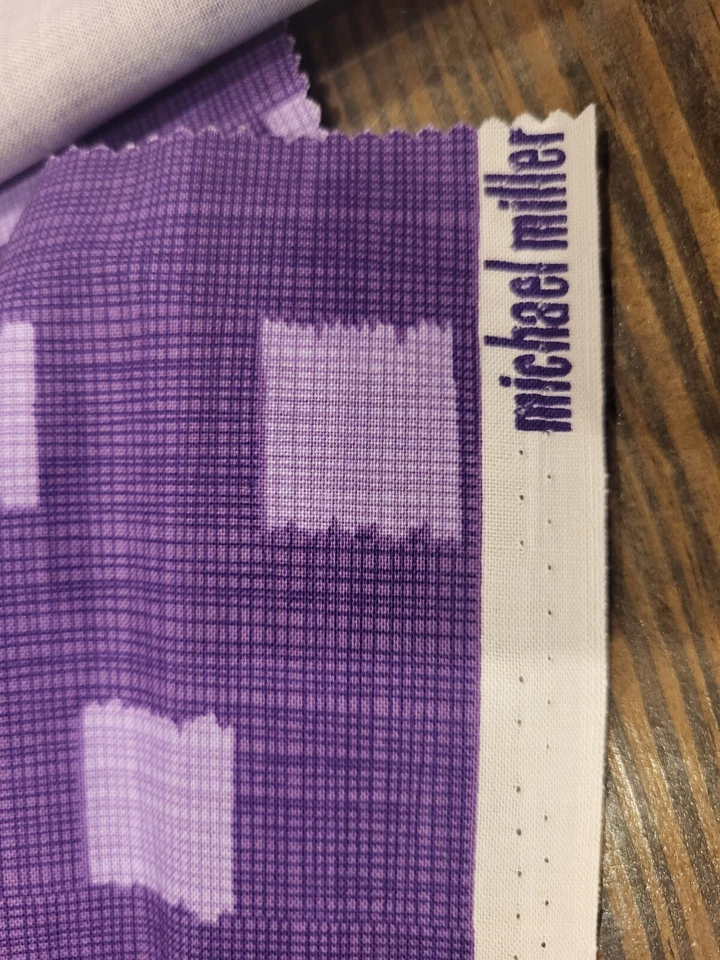 Michael Miller 绗缝混批 Fair Isle 织物 SoHo,条纹 Apx 43" X 6.5 — 第 3/4 张图片