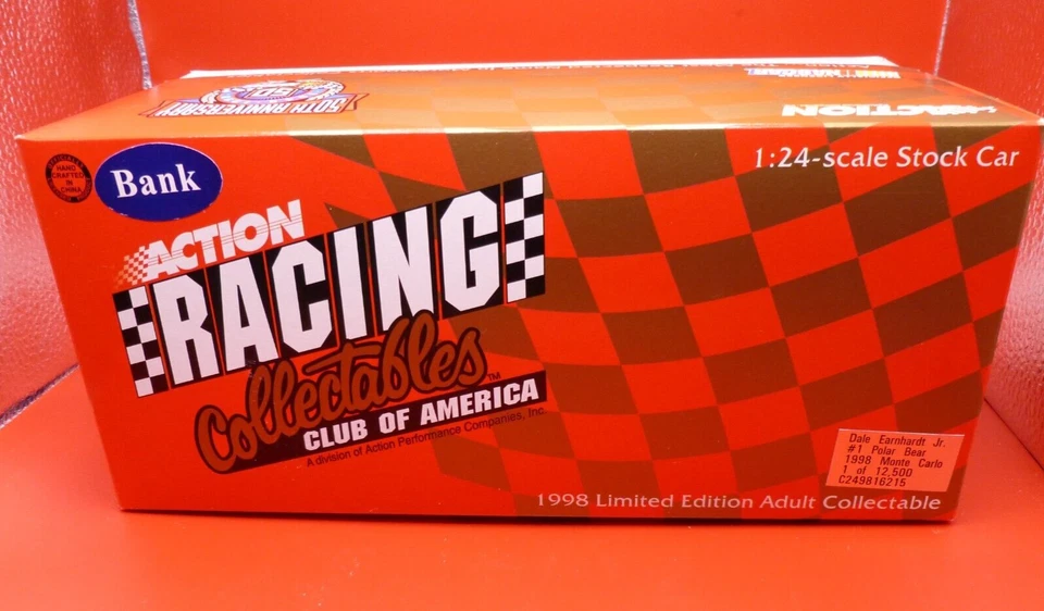 1/24 RCCA 1998 Dale Earnhardt Jr. #1 Coca Cola Polar Bear bank 1/12500 1st start - Image 4 of 4