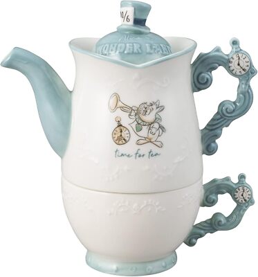  Sun Art Disney ''Alice in Wonderland'' Teapot & Tea Cup Set SAN3479 