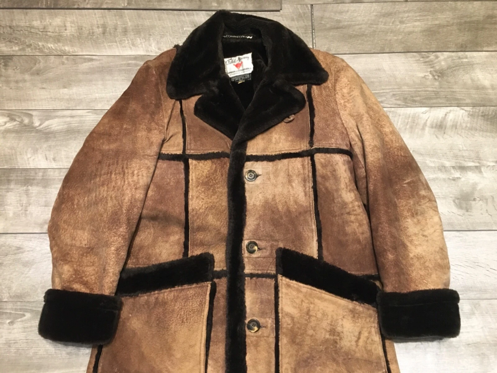 field-&-stream suede rancher bomber vintage jacket
