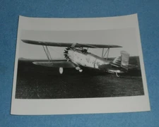 Vintage Photo Boeing F2B-1 Aircraft A-7440 Rear Left View