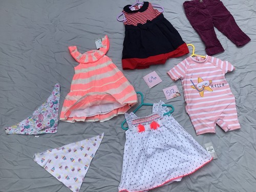 Baby Girls Bundle 6-9 months NEW with tags summer dress swimsuit M&S - Picture 2 of 7