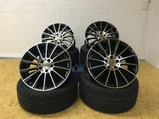 4 X Alloy Wheels 20 AMG C63 S Style. E, C, class. With tyres staggered new