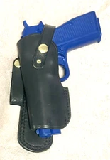 SAFETY SPEED LEATHER PADDLE HOLSTER - S&W COMPACT 469, 669, 3913, 4014, 6906