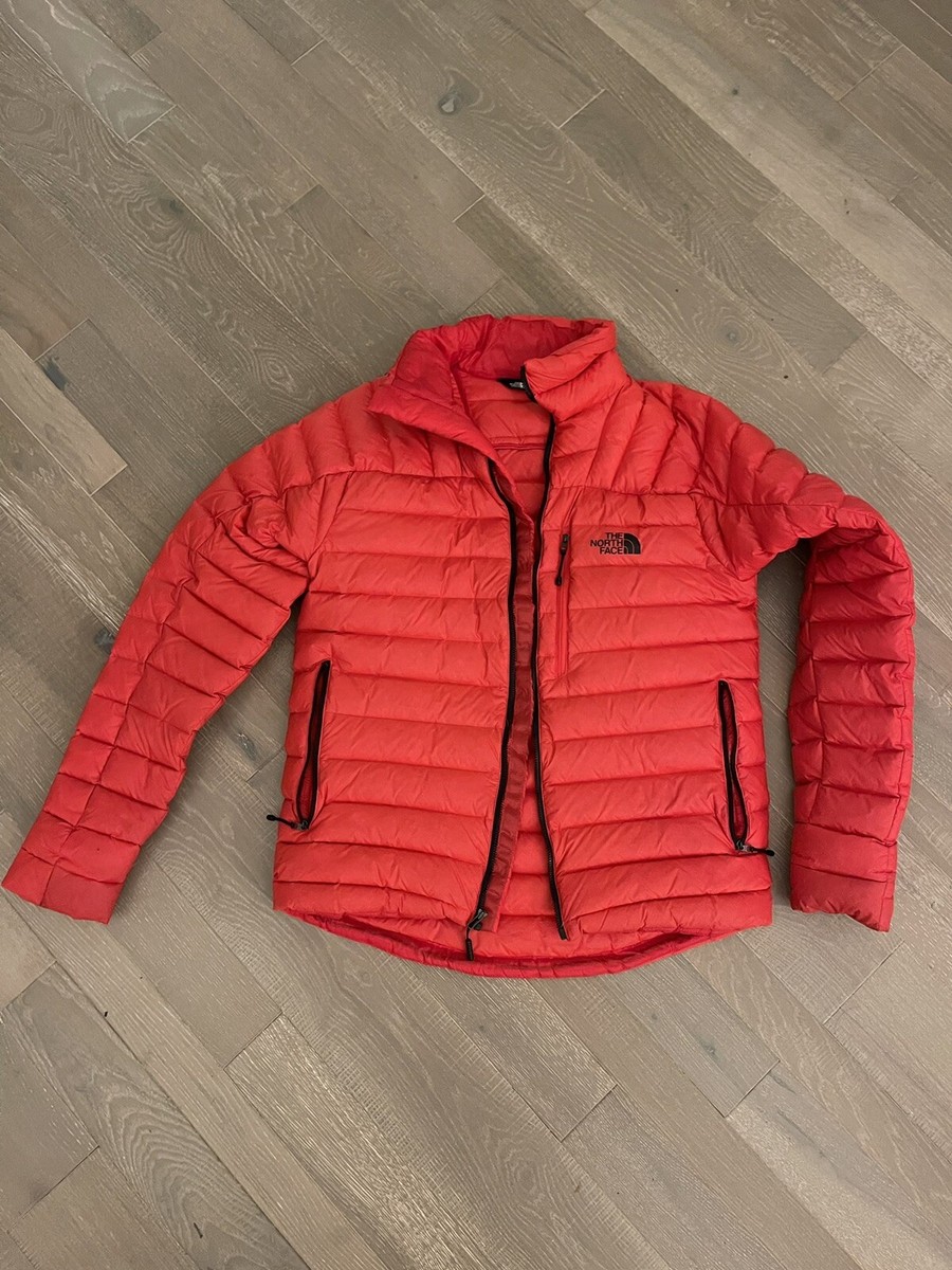 The North Face Men's Puffer Down Filled Jacket, Size S Red