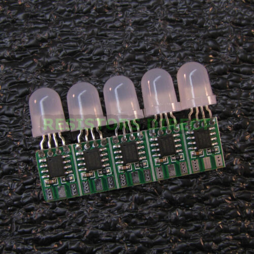 5x-WS2811-Addressable-RGB-Pixel-Bit-LED-Module-Node-5pcs-Non-Waterproof-USA-G17