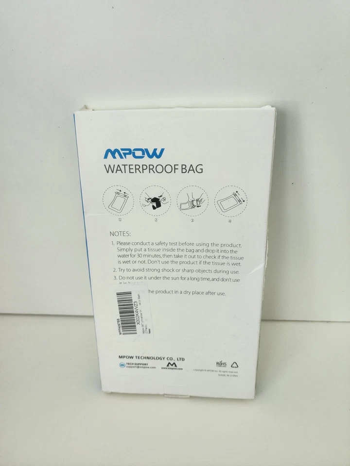 Protector de Teléfono Celular Impermeable MPOW Modelo Universal - MPPA097BB Foto 2 de 3