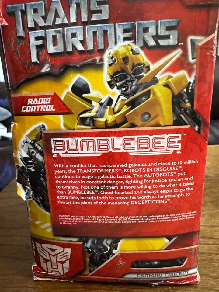 XMODS Evolution Transformers Bumblebee RC Radio Control Camaro Película 2007 Nuevo Foto 3 de 4