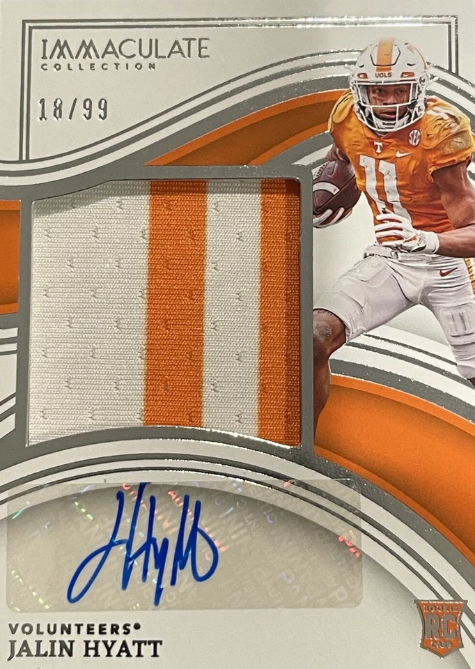 2023 Panini Immaculate Collection Collegiate Jalin Hyatt #14