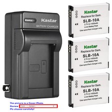 Kastar Battery Wall Charger for Samsung SLB-10A  Samsung L210 L310W M100 Camera