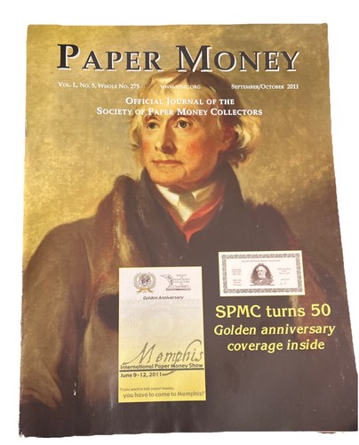 Paper Money Magazine September/October 2011