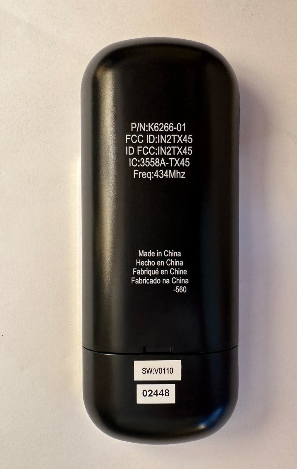 Hunter Fan Replacement Handheld Ceiling Fan Remote Control Silver