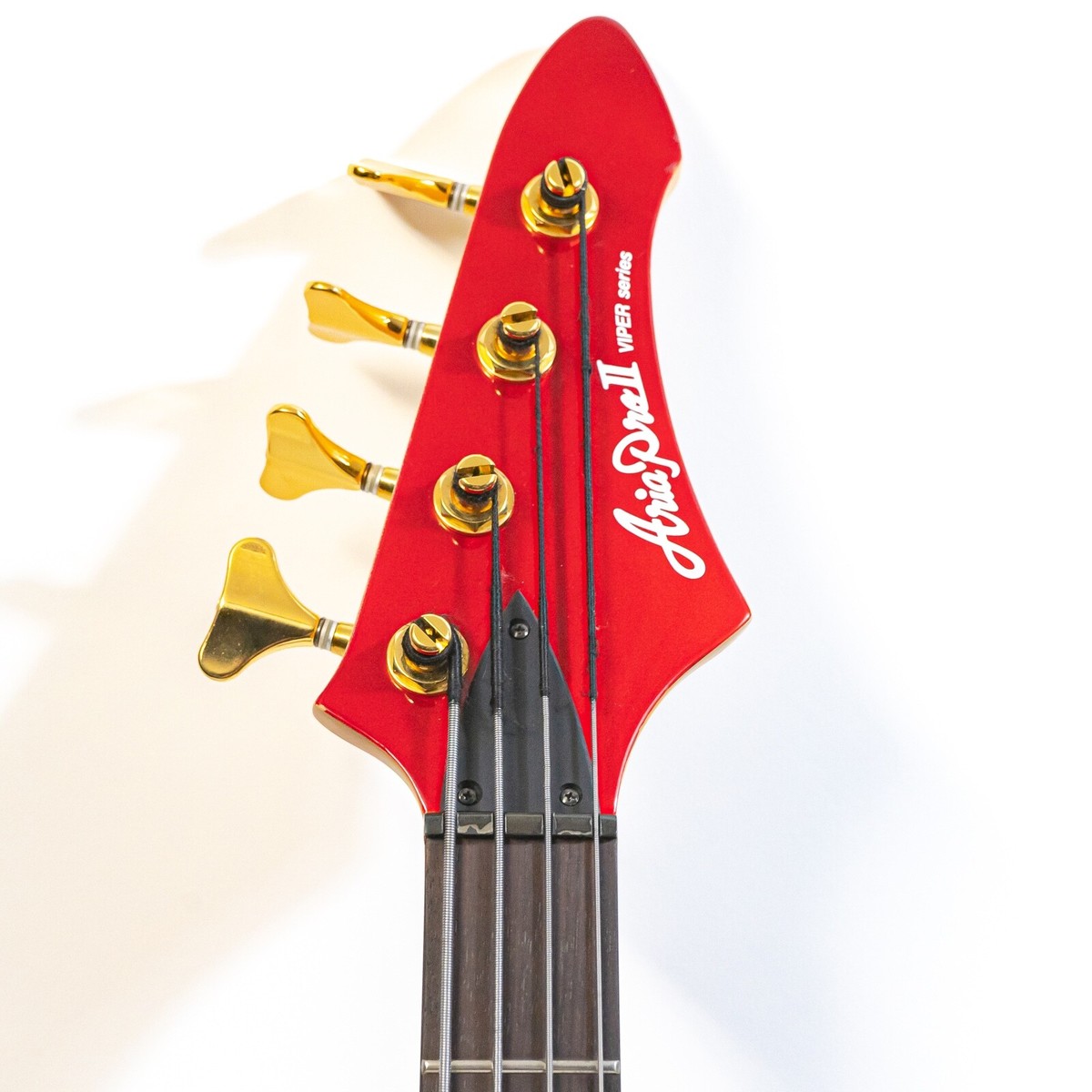 1991 Aria Pro II Viper Series Bass Electric Bass - MIJ - Red 1991 Aria Pro II Viper Series Bass Electric Bass - MIJ - Red
