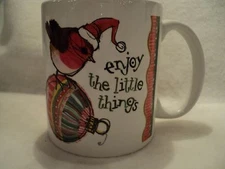 Leanin' Tree ~ 12 Oz. Ceramic Gift  Mug "ENJOY THE LITTLE THINGS" ~ GREAT GIFT