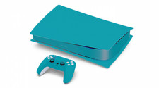 GLOSS MIAMI BLUE SKIN FOR PS5 PLAYSTATION DISC VERSION