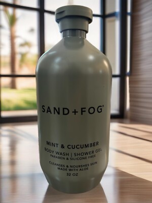 Neu Sand + Fog Mint & Gurke Duschgel 946ml - Flip Top