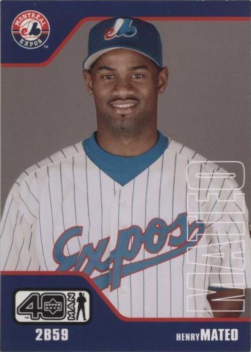 2002 Upper Deck 40 Man - Henry Mateo #708 - 1 of 1