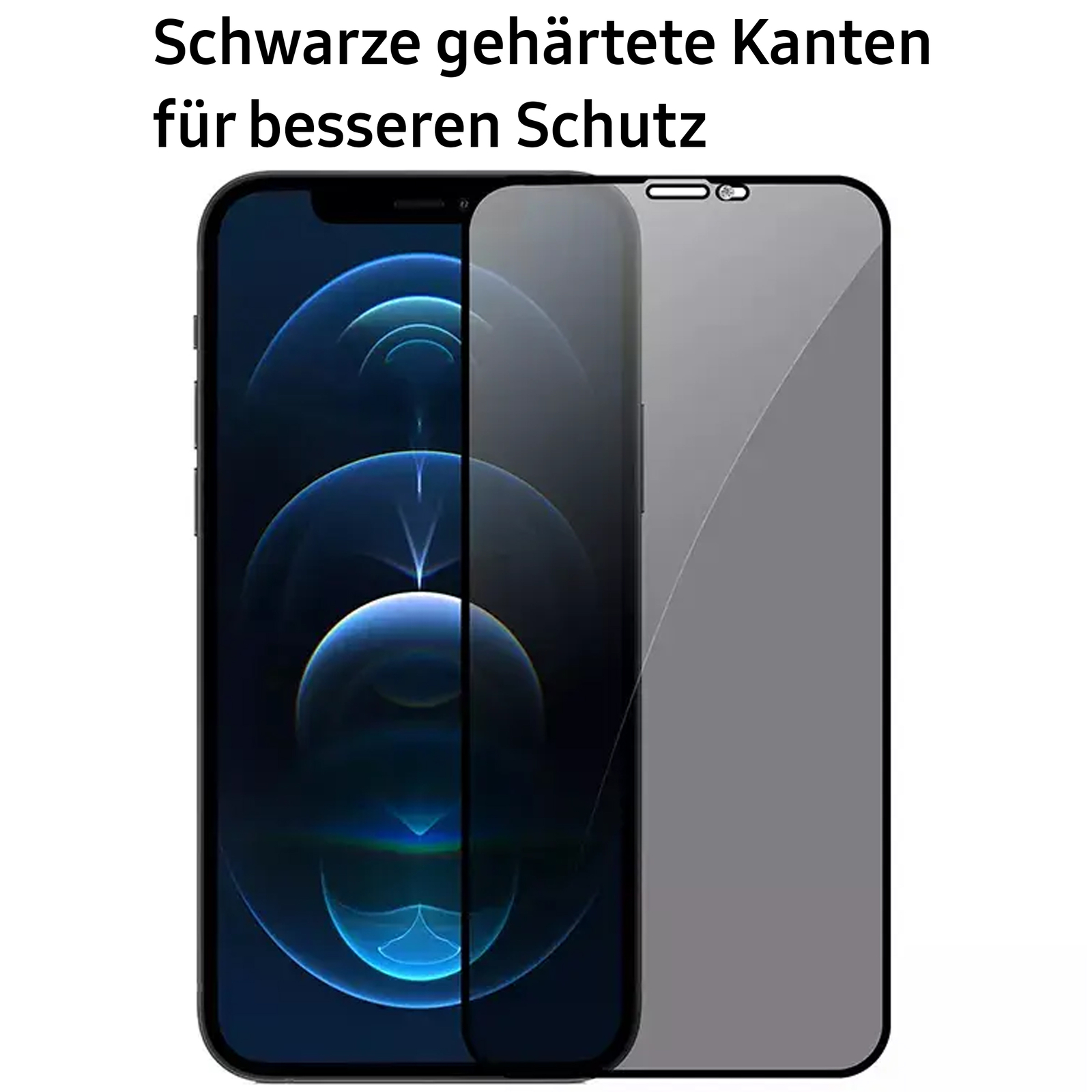 Panzerfolie Glas Blickschutz Displayschutz Für iPhone 15 14 13 12 11 Pro Max XR