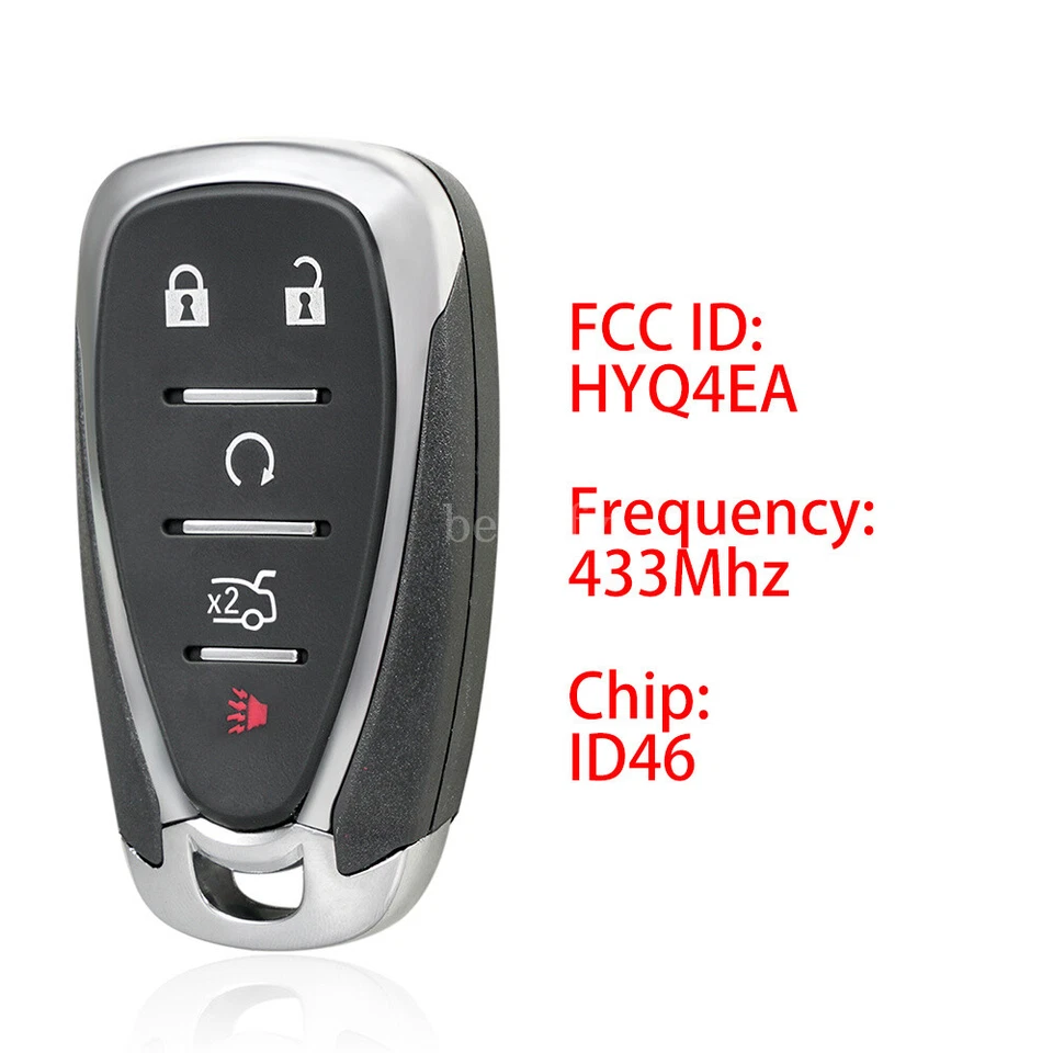 Брелок для дистанционного управления Chevrolet Cruze Malibu 2016 2017 2018 2019 2021 годов выпуска - Изображение 2 из 4