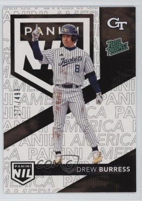 2025 Panini National Convention NIL Rated Prospect /499 Drew Burress #NIL12 16n7