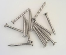 True Custom Shop  12 Pack Nickel Long Humbucker Mounting Ring Screws for Gibson