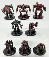 Mechwarrior: Republic of the Sphere - Mech Lot 6 8 Miniatures, No Cards 