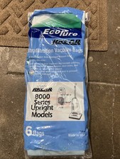 10 Riccar Type B Vacuum Bags 2 Ecopure 8,000 Series Lot Upright New Opended
