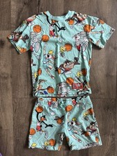 Boys Looney Tunes space jam outfit size 8 H M