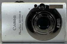 Canon PowerShot SD1100 IS 8.0MP Digital ELPH Camera Silver w/3x Zoom