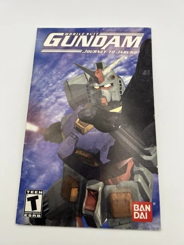 PlayStation 2 PS2 Manual Gundam Wing Journey To Jabari