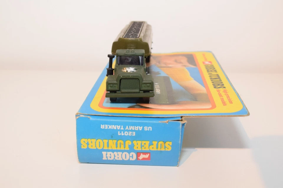 B95 1:60 CORGI SUPER JUNIORS E2011 E 2011 MILITARY US ARMY TANKER MIB - Photo 4/4
