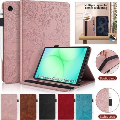 Hülle für Samsung Galaxy Tab A11 8.7'' / A11 Plus 11'' Leder Schutz Wallet Cover