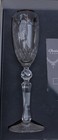 Cherished Moments Waterford Crystal Toasting Flutes, Platinum Rim — photo 2