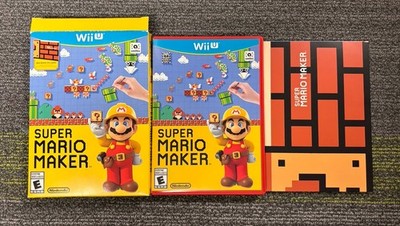 Super Mario Maker Bundle (Wii U, 2015) Complete With Art Big Box